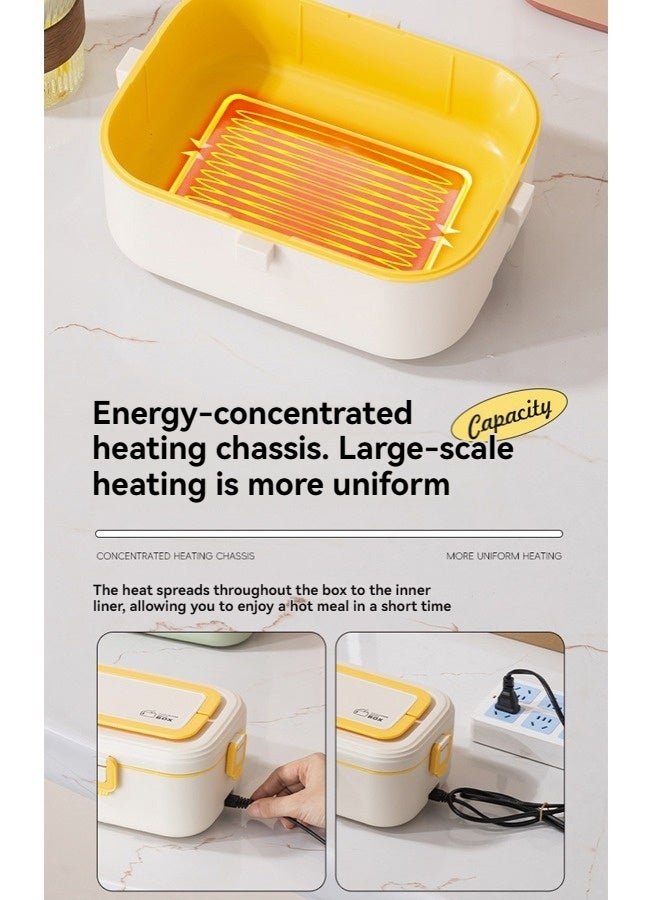 Beauenty Electric Lunch Box Food Warmer Heater Removable Stainless Steel Container Portable for Car Truck Office Home Camping Picnic ﻿ - Image 5